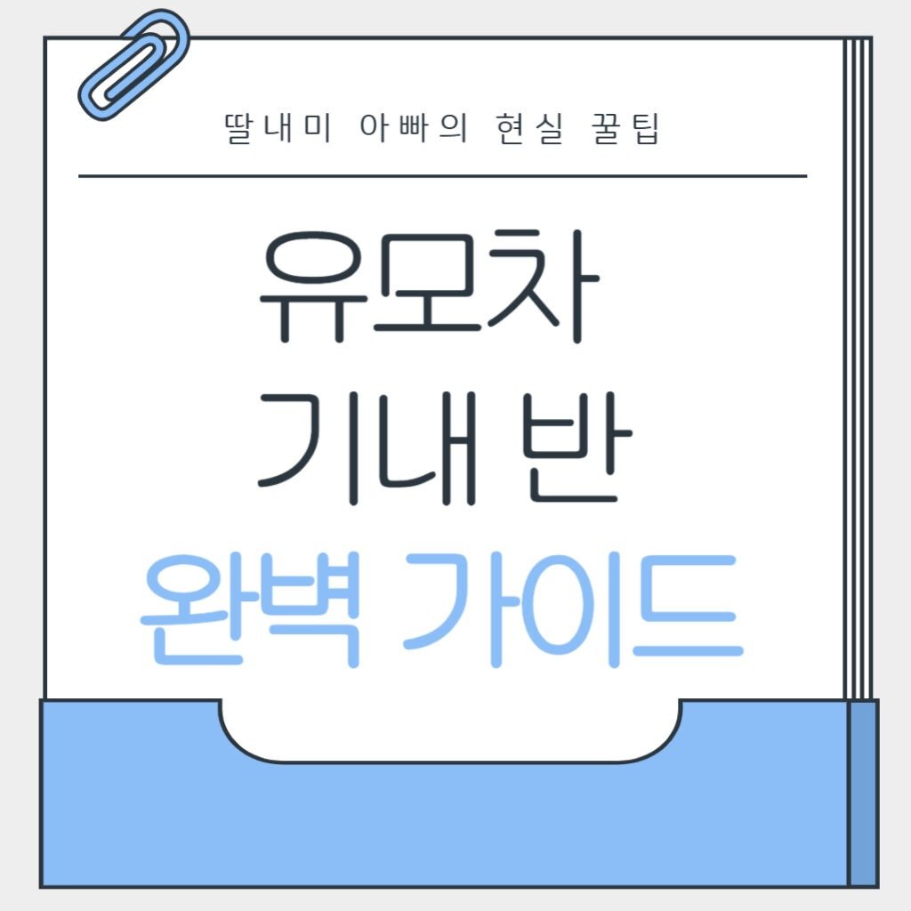유모차 기내 반입 가이드