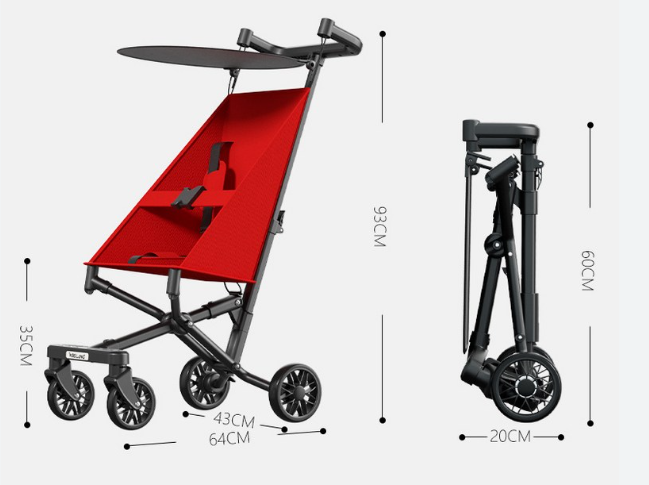 기내 반입 가능 초경량 접이식 유모차 이미지