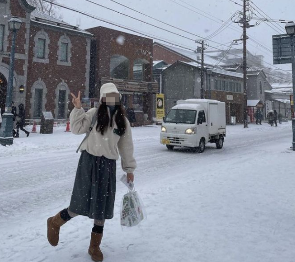 일본 겨울 옷 코디
