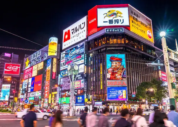 일본 삿포로 스스키노역 메인스트리트