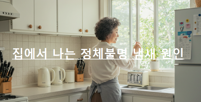 집에서 나는 냄새