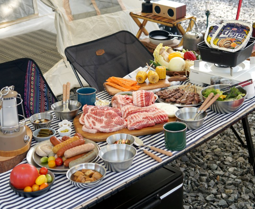 캠핑바베큐세트