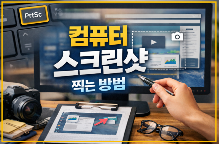 컴퓨터 스크린샷 찍는 방법