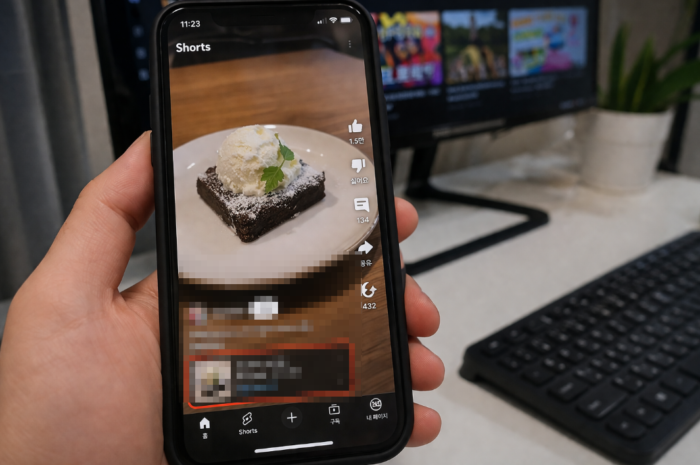 유튜브 쇼츠 제품 태그