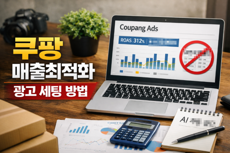 쿠팡 광고 세팅 방법