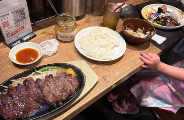 오사카 우메다 스테이크
