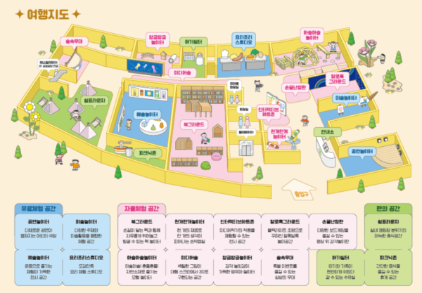 용인 상상의 숲 평면도