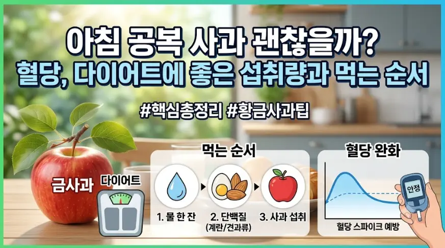 아침 공복 사과, 위 건강에 독이 될 수 있다