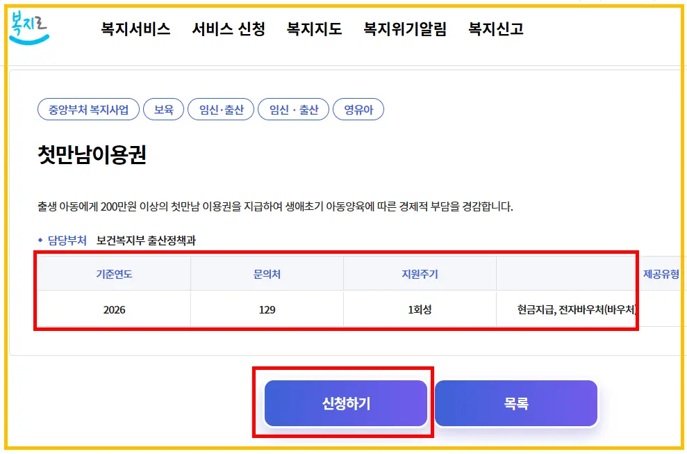 첫만남이용권 사용처, 쿠팡 산후조리원 사용 유무 및 사용 안되는 곳